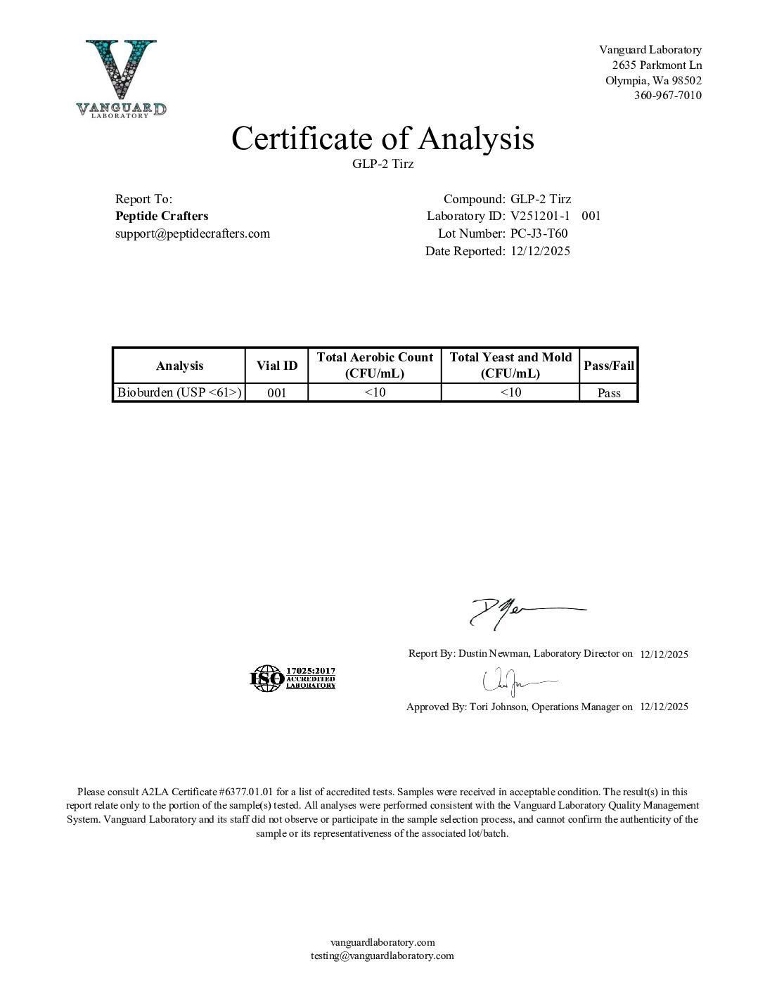 GLP-2 (T) 60mg – In large capacity 5mL Vial (Lyophilized Powder) 4 26eee