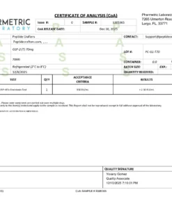 GLP-2 (T) 70mg – Standard 3mL Capacity Vial 6 27ee