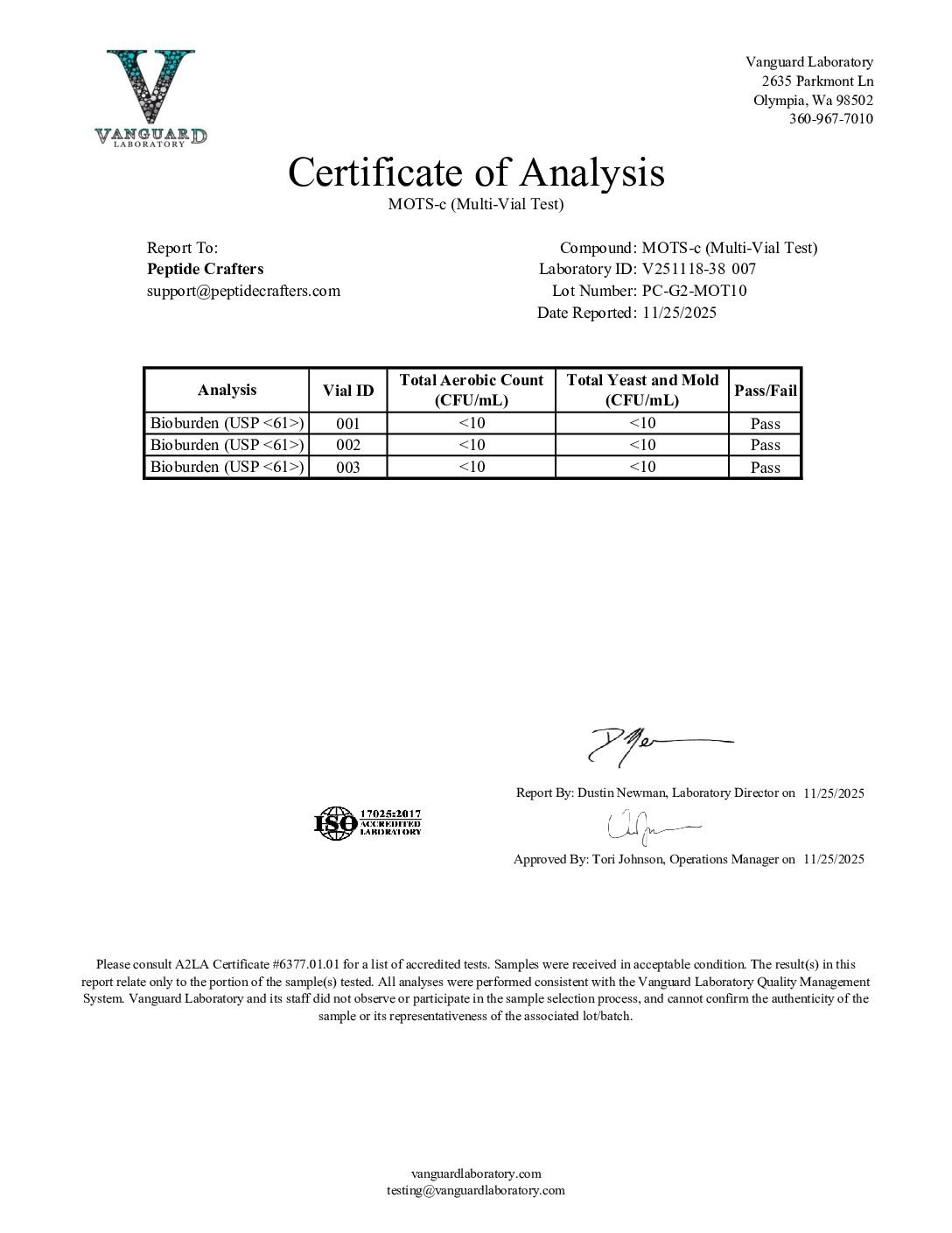 MOTS-c (10mg) 4 47eee