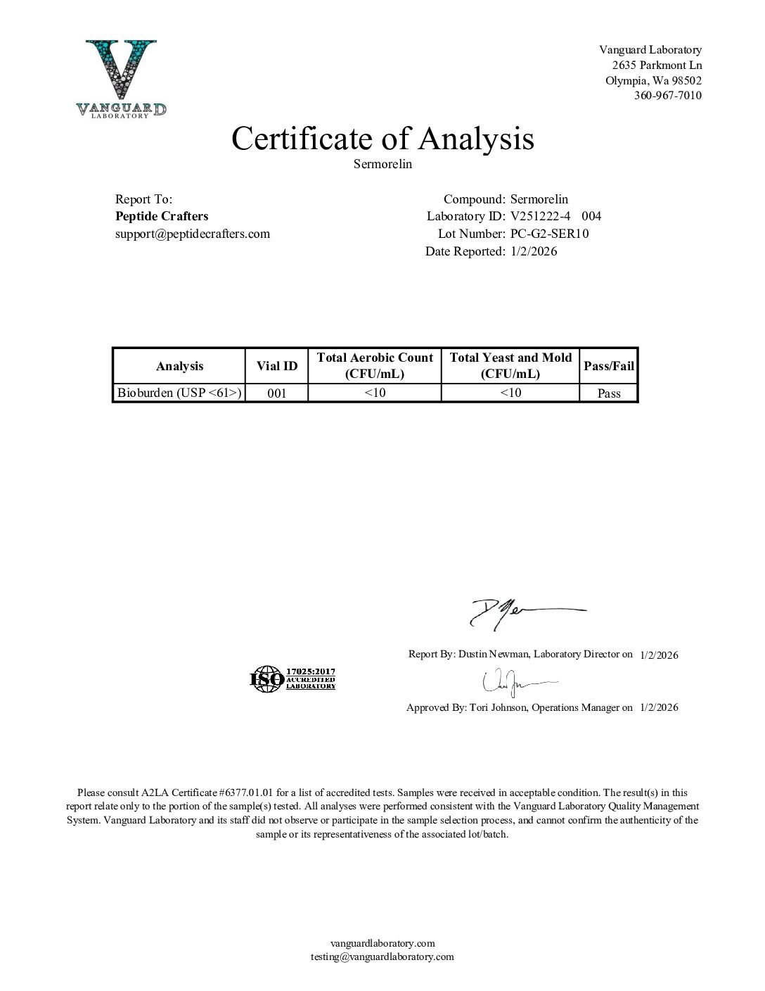 Sermorelin (10mg) 4 60eee